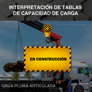 Interpretación de Tablas de capacidad de Carga - Grúa Articulada