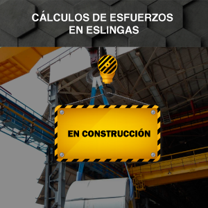 Cálculos de esfuerzos en Eslingas